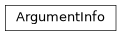 Inheritance diagram of ArgumentInfo